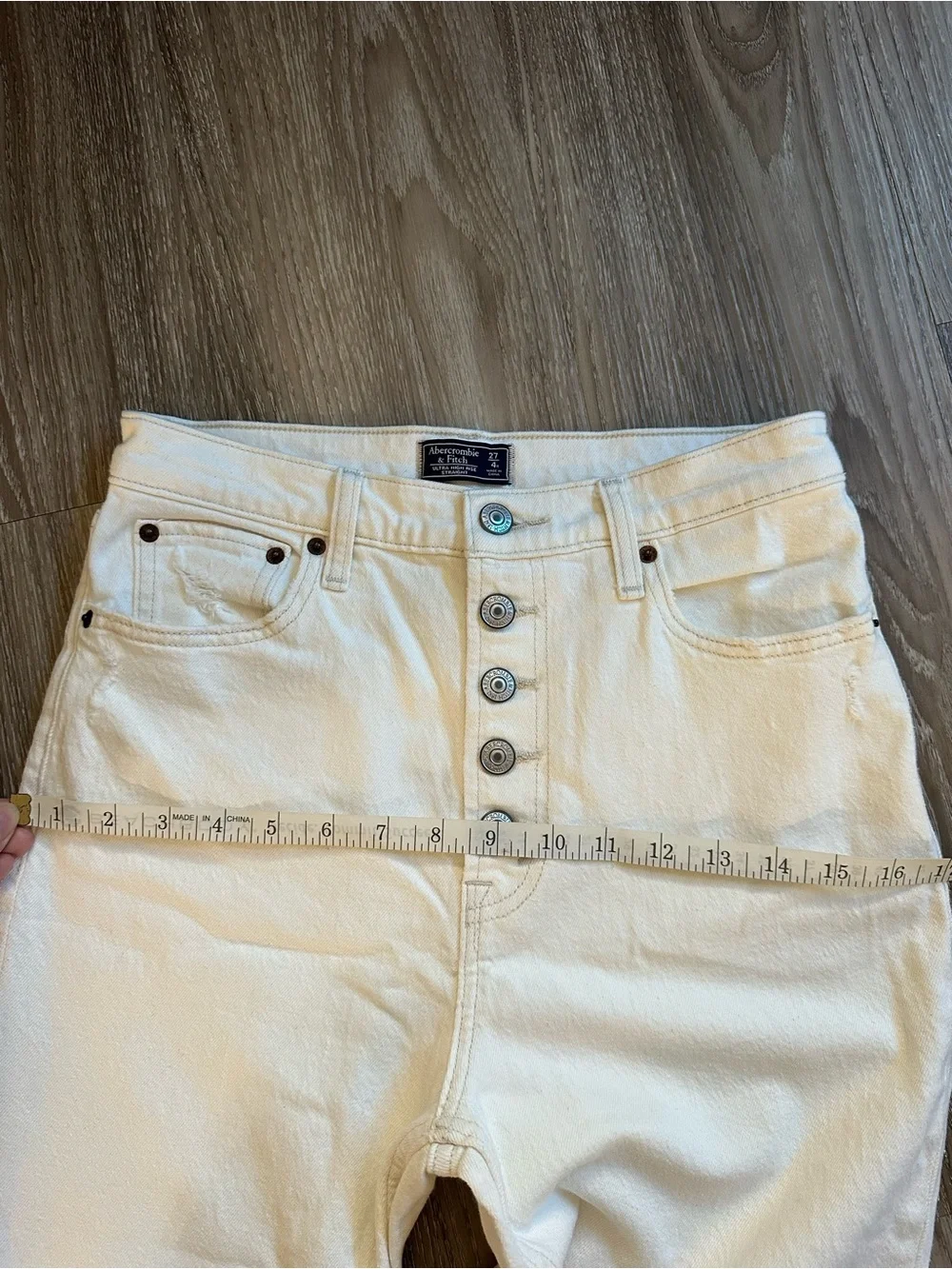 Abercrombie & Fitch Ultra High Rise Straight Jeans